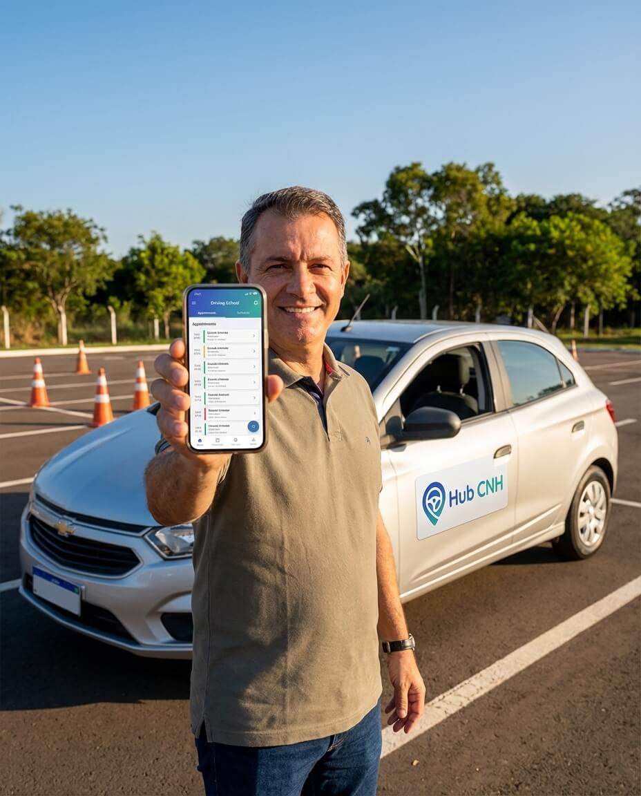 Encontre instrutores de CNH qualificados - Hub CNH, maior plataforma de instrutores do Brasil